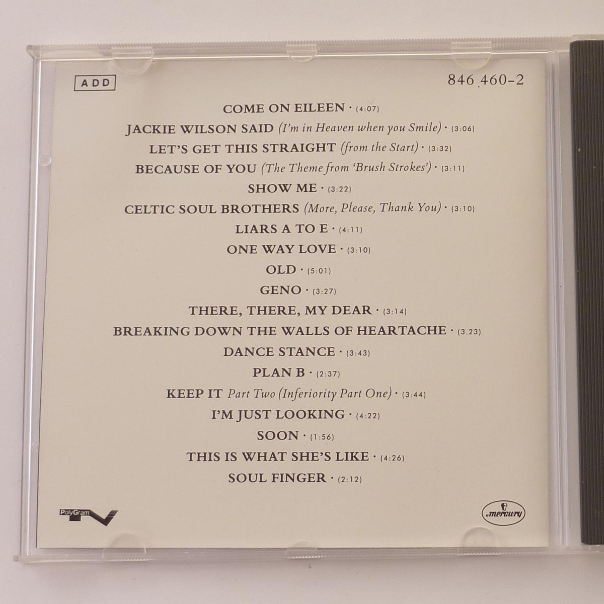 Dexys Midnight Runners The Very Best Of Dexys Midnight Runners CD Compilation