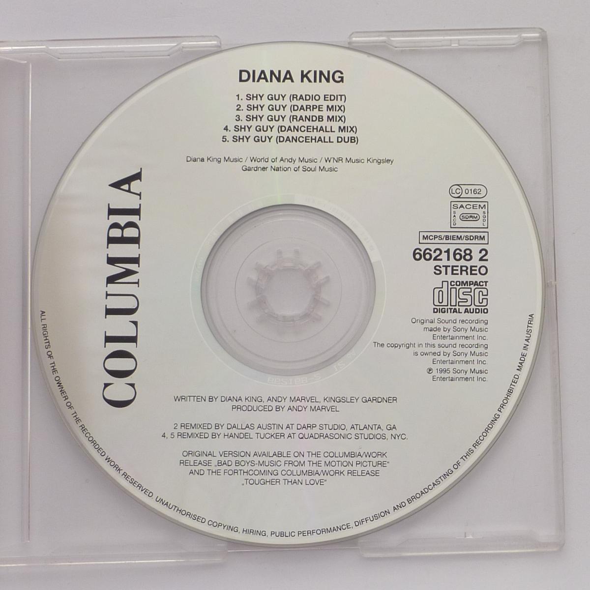 Diana King Shy Guy CD Single