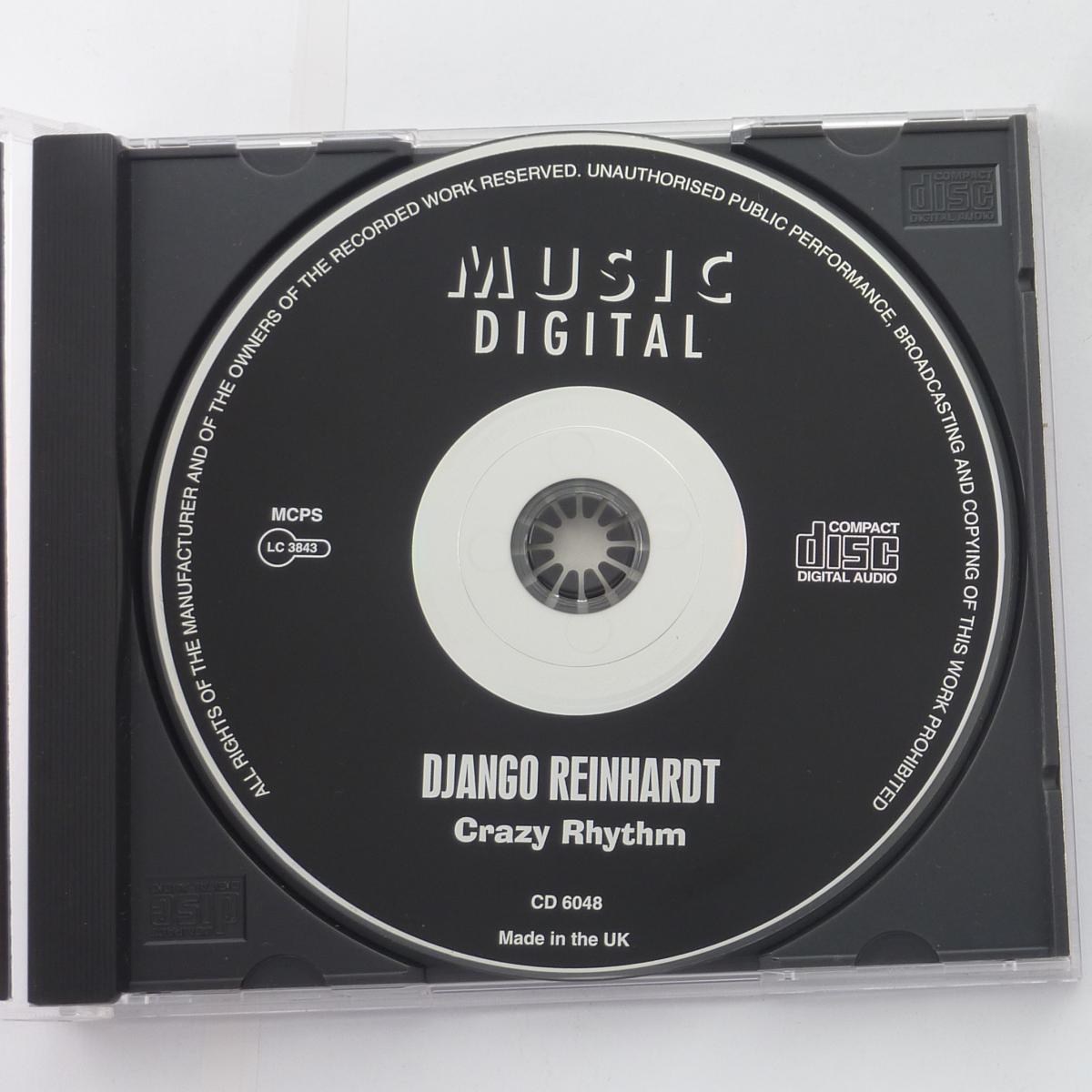 Django Reinhardt Crazy Rhythm CD Compilation