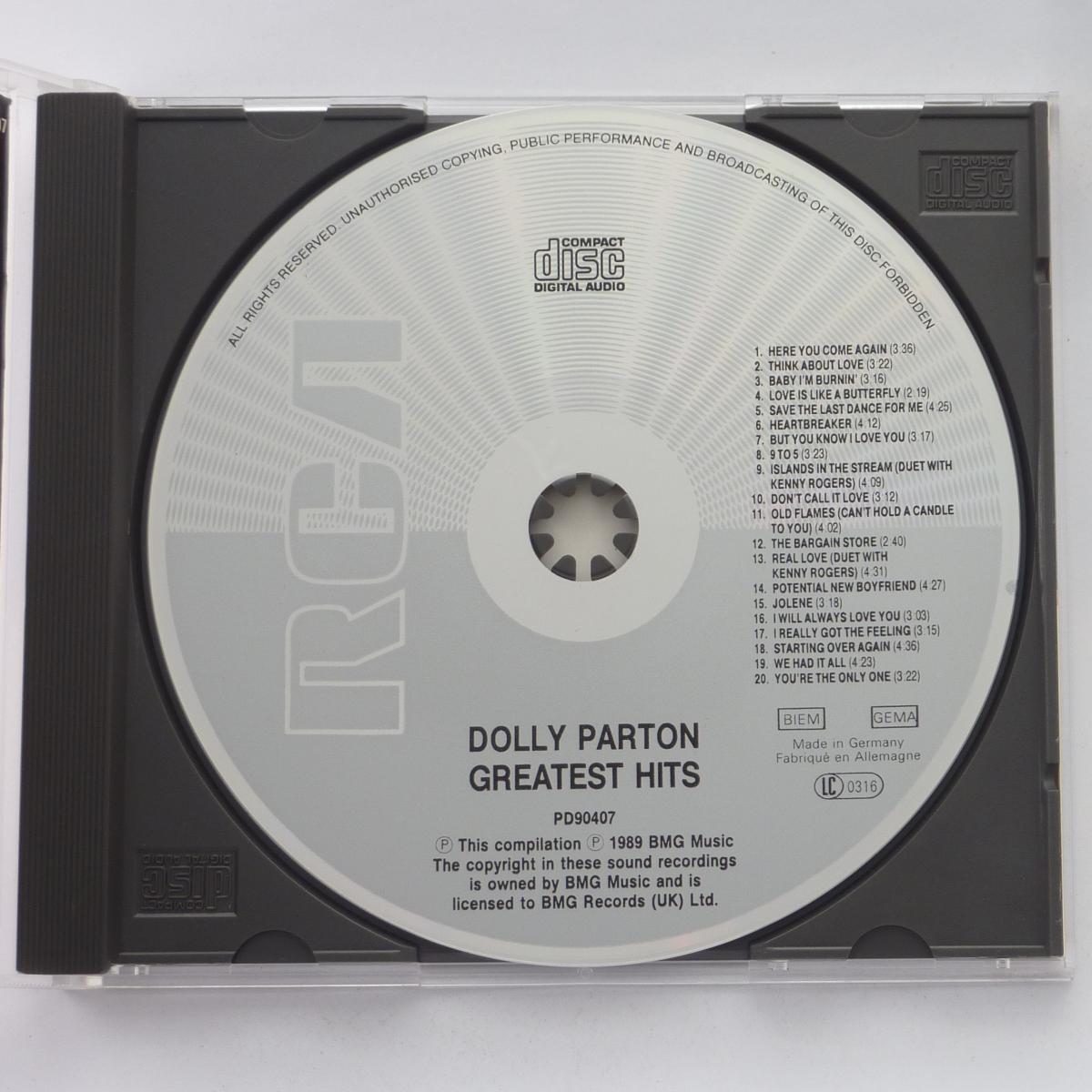 Dolly Parton Greatest Hits CD Compilation Remastered
