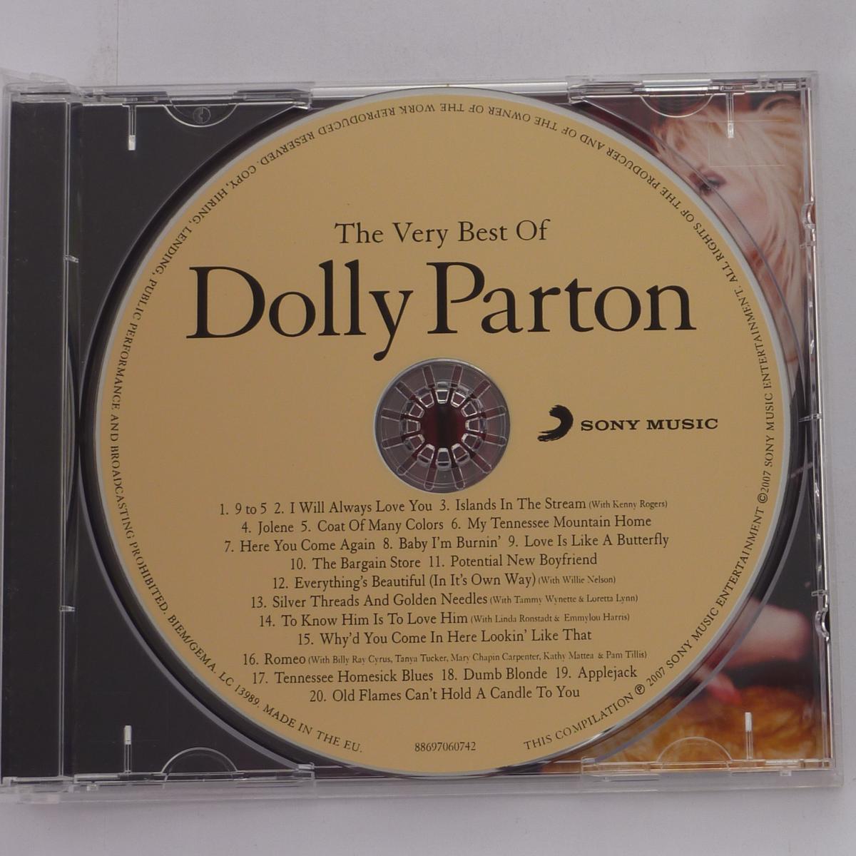 Dolly Parton The Very Best Of Dolly Parton CD Compilation
