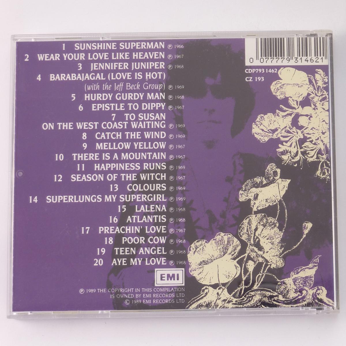 Donovan Greatest Hits . . . And More CD Compilation Stereo Mono