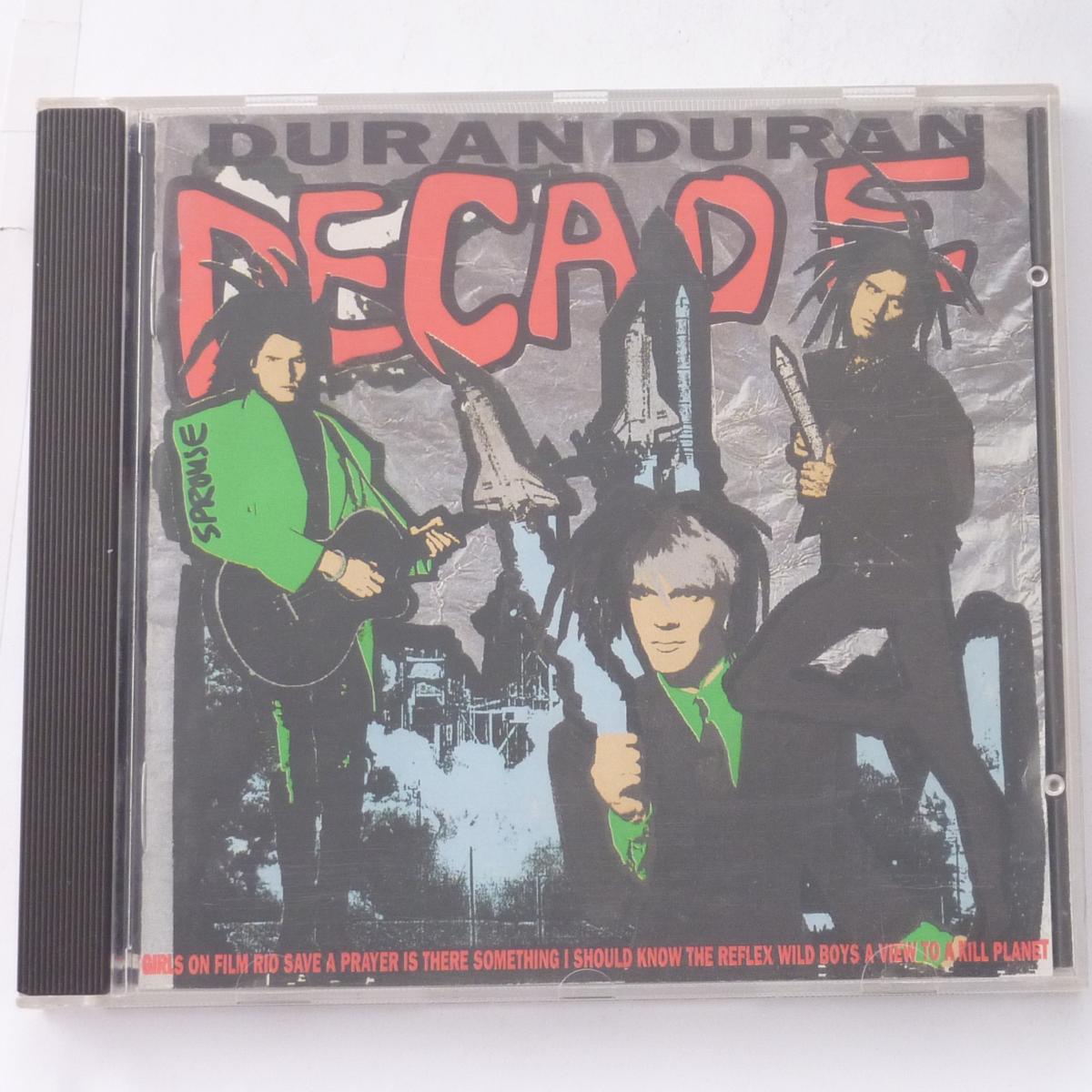 Duran Duran Decade CD Compilation Pink text