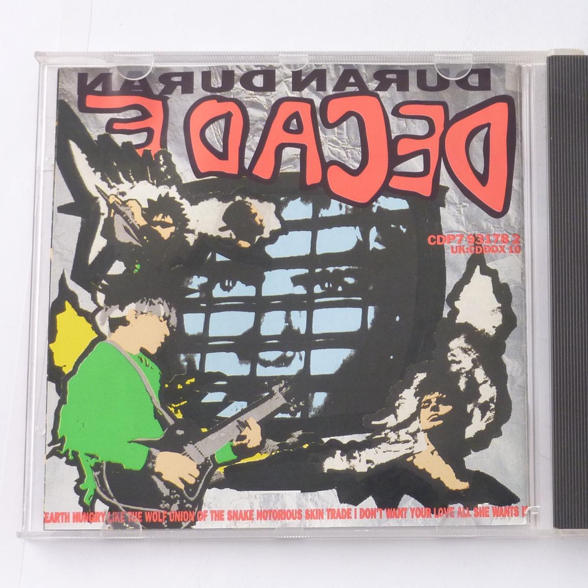 Duran Duran Decade CD Compilation Pink text