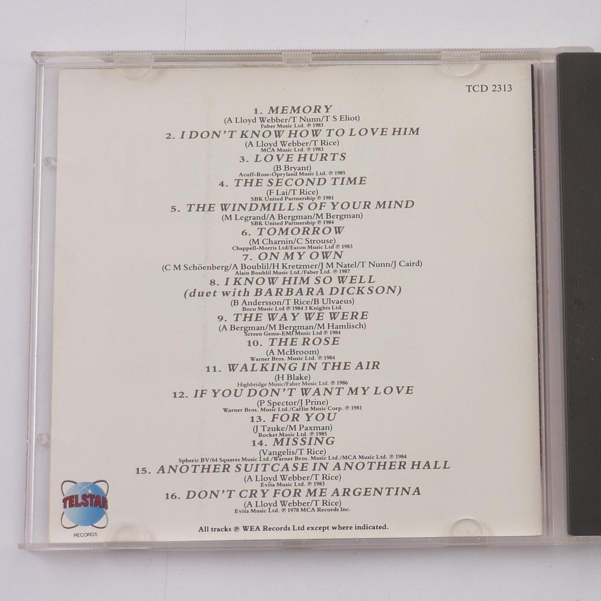 Elaine Paige The Best Of Elaine Paige - Memories CD Compilation