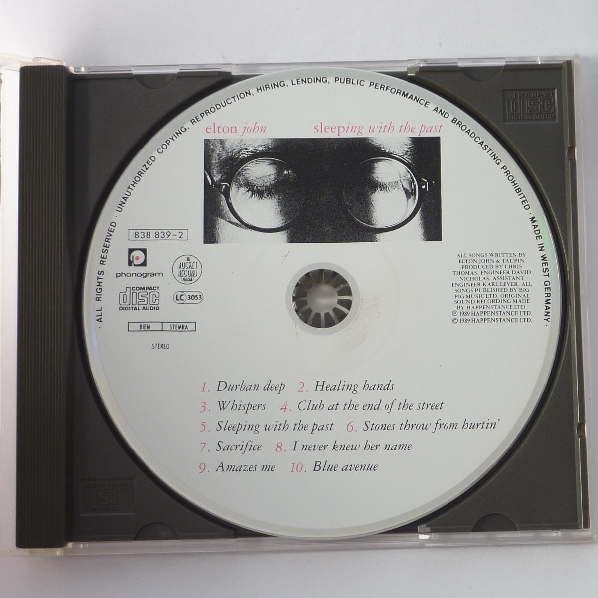 Elton John Sleeping With The Past CD Album