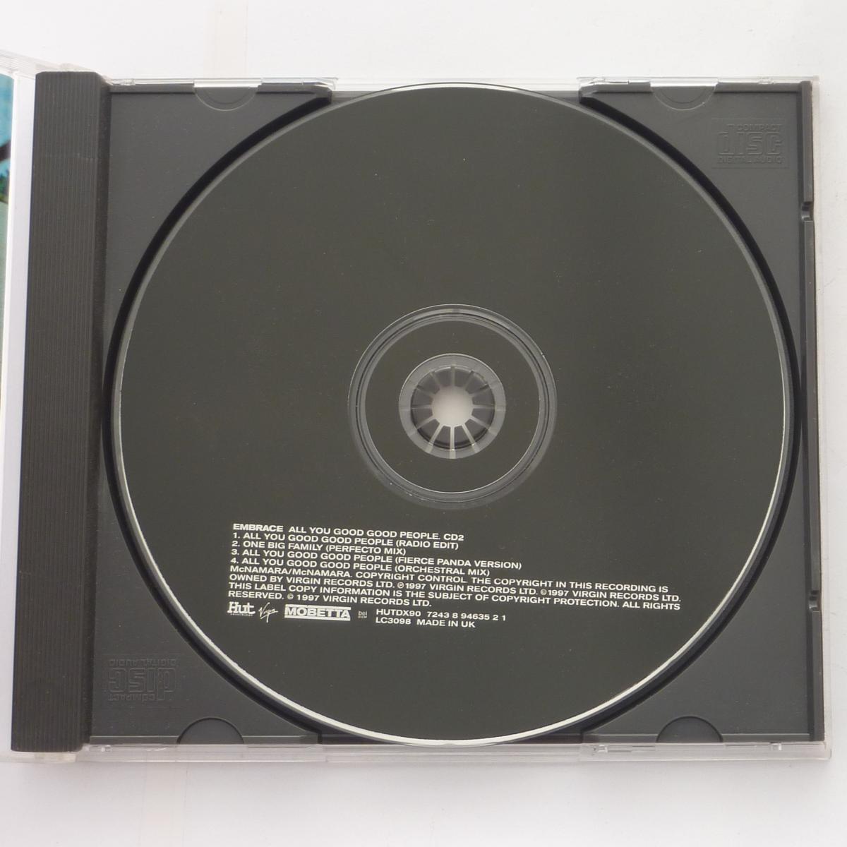 Embrace All You Good Good People CD Single CD2