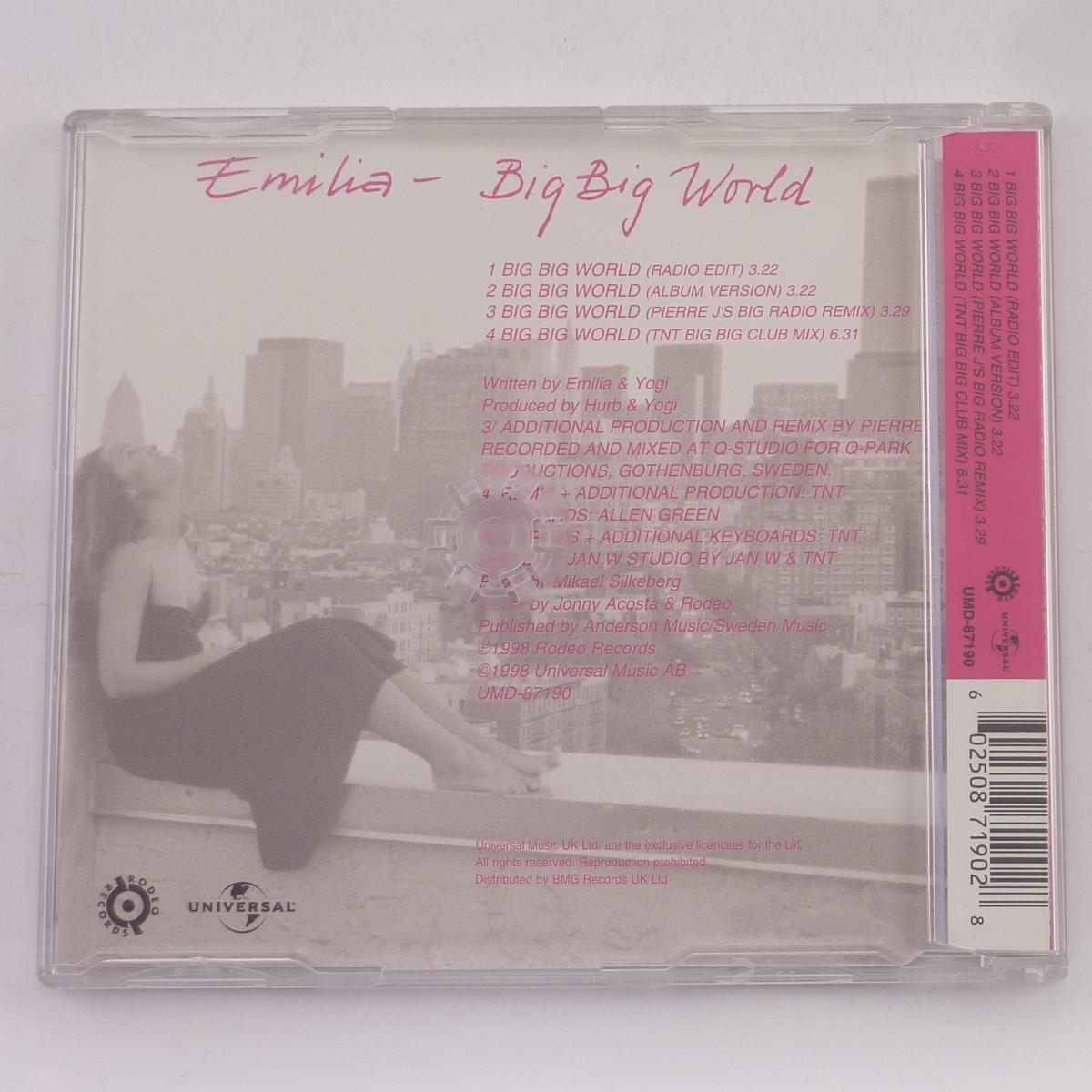Emilia Big Big World CD Single