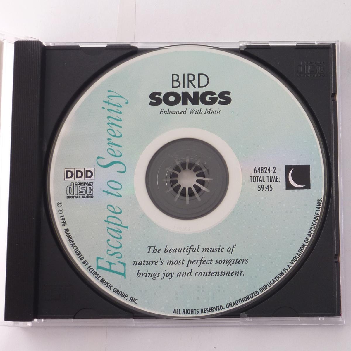 Escape To Serenity Bird Songs Enhanced With Music CD