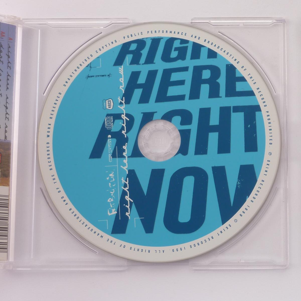 Fatboy Slim Right Here, Right Now CD Single
