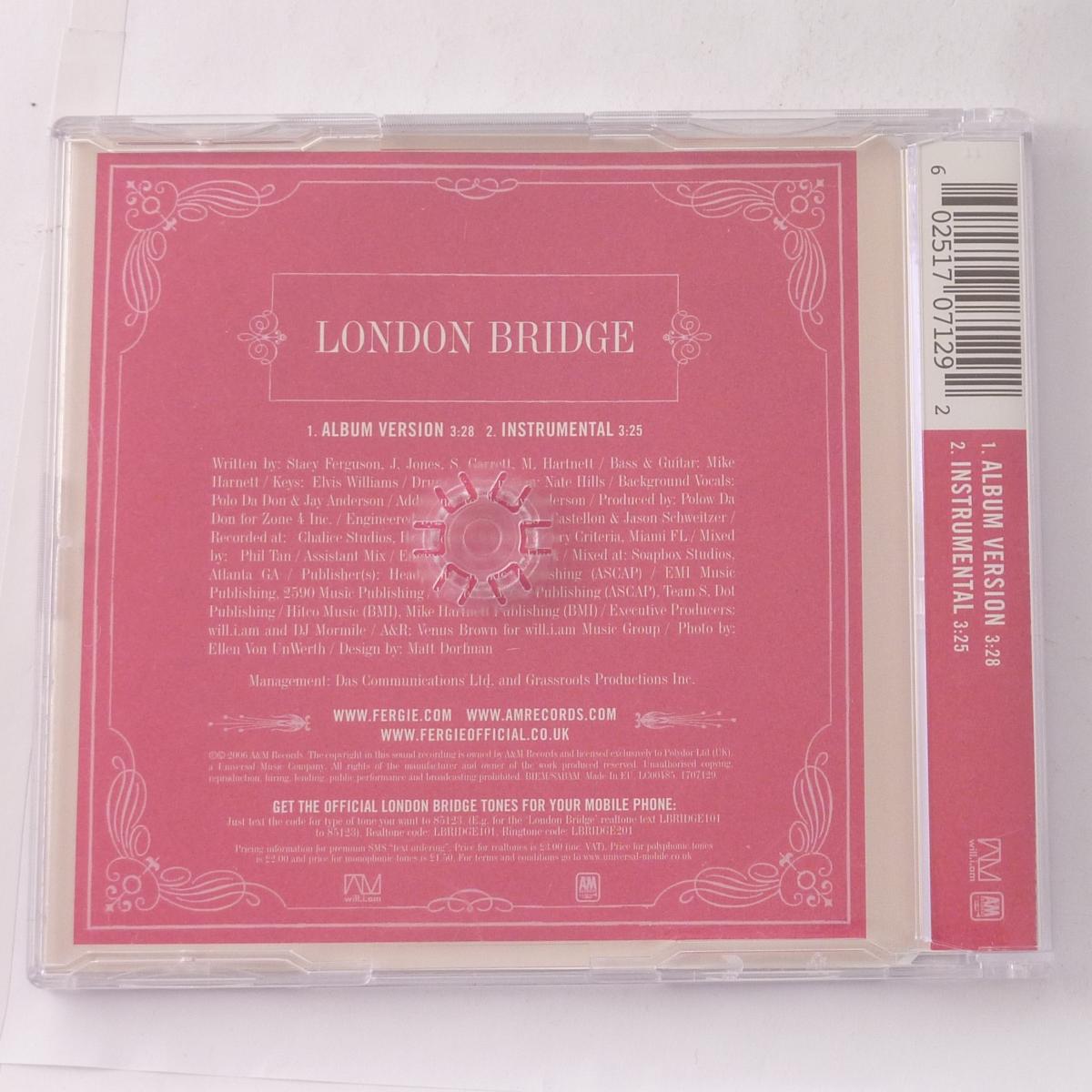 Fergie London Bridge CD Single