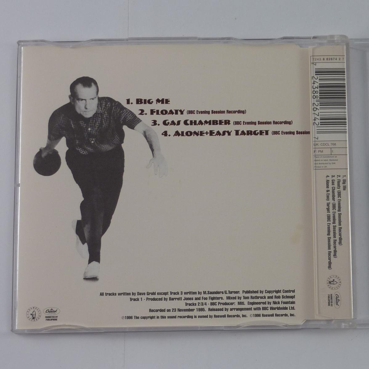 Foo Fighters Big Me CD Single