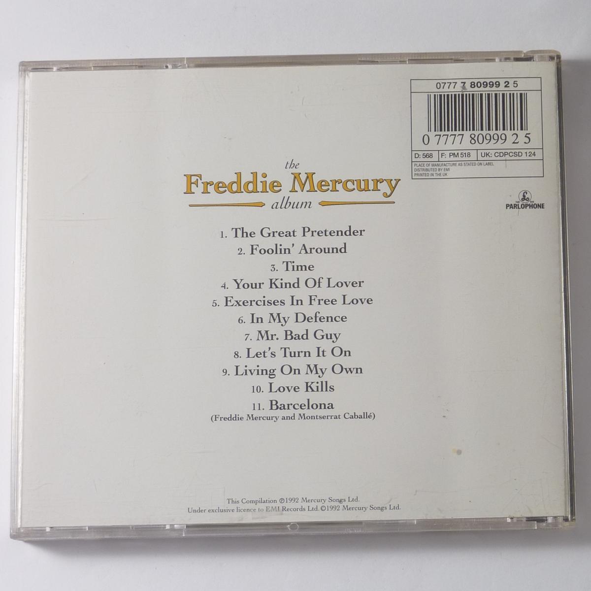 Freddie Mercury The Freddie Mercury Album CD Compilation
