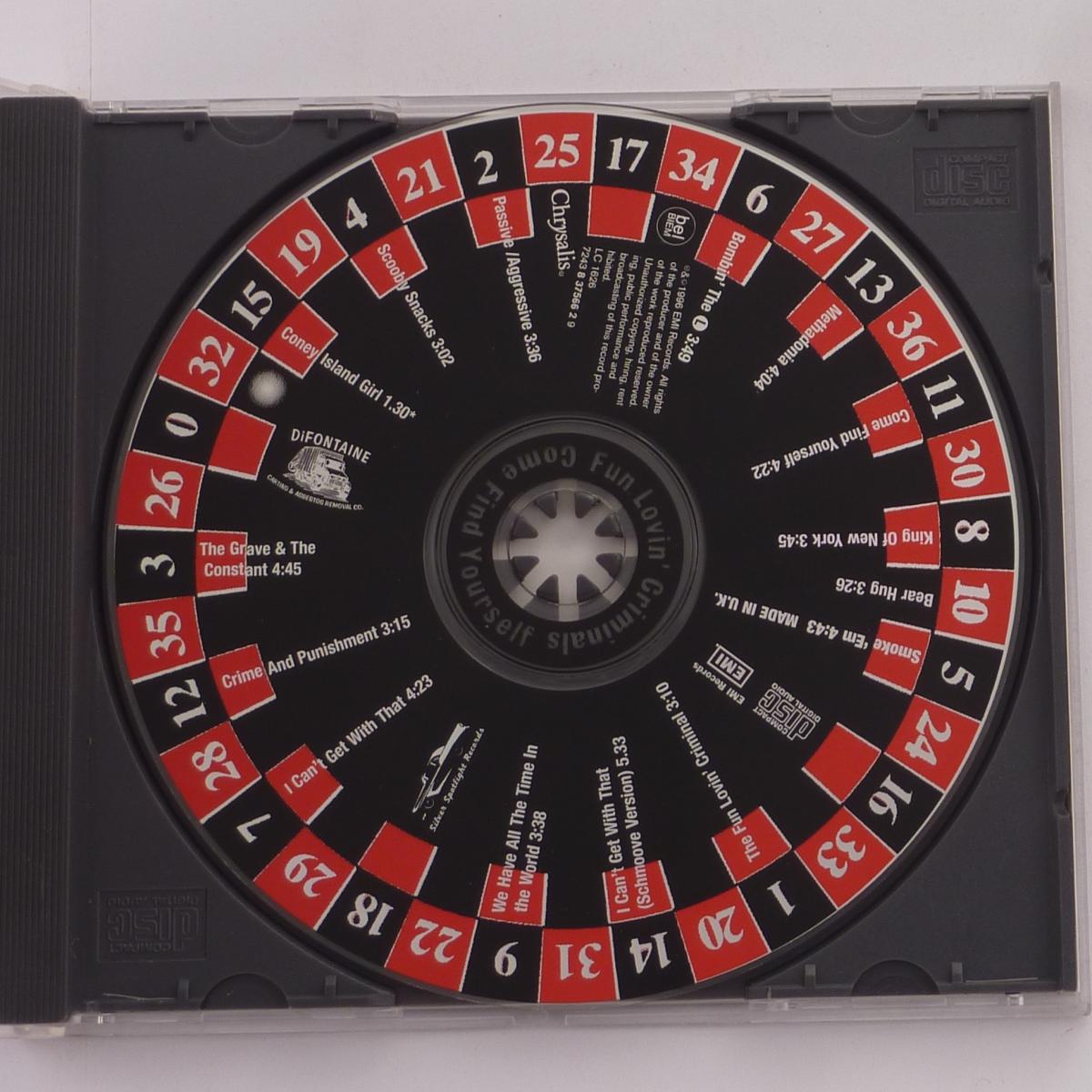 Fun Lovin' Criminals Come Find Yourself CD Album