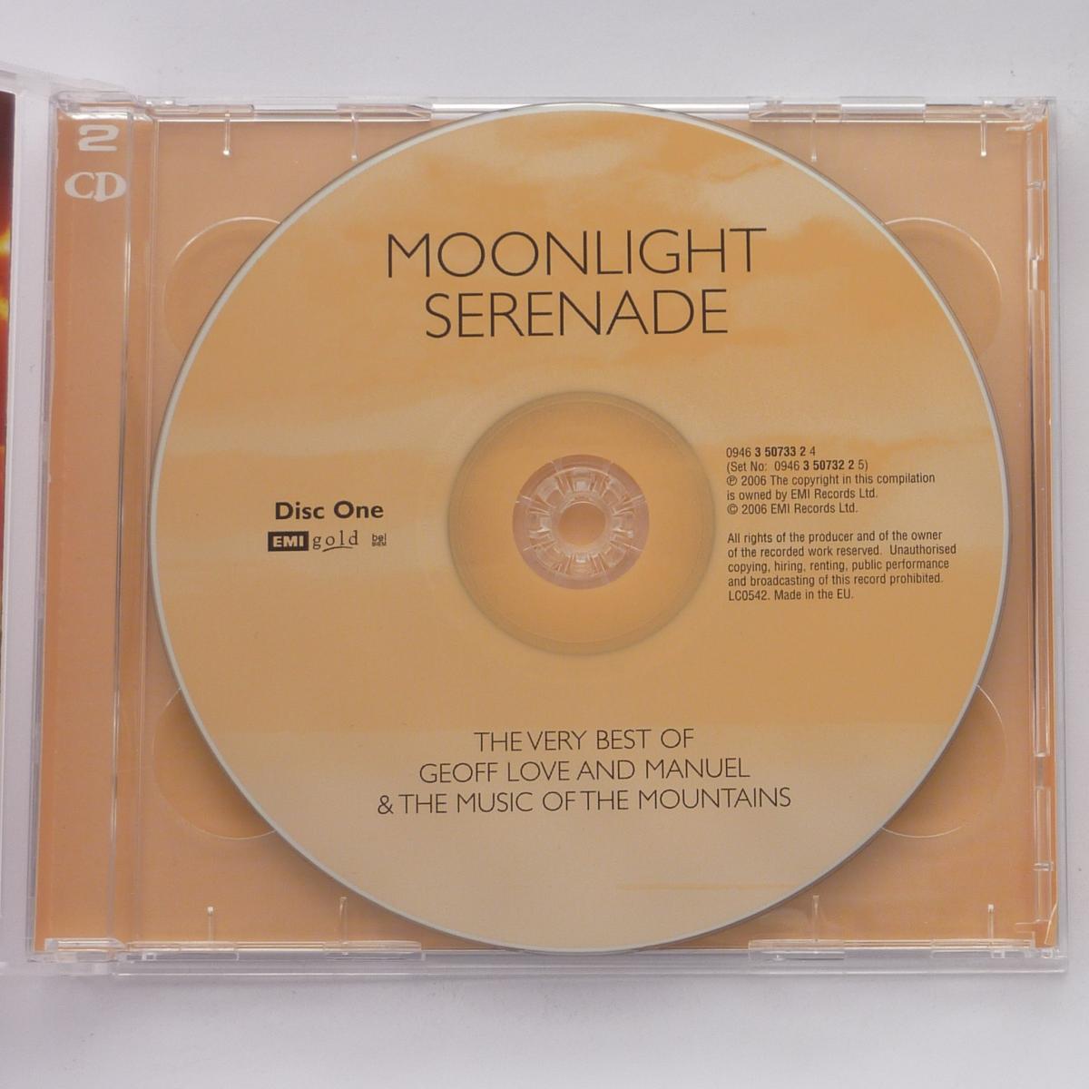 Geoff Love, Manuel And The Music Of The Mountains Moonlight Serenade - The Very Best Of Geoff Love And Manuel & The Music Of The Mountains 2 × CD Compilation