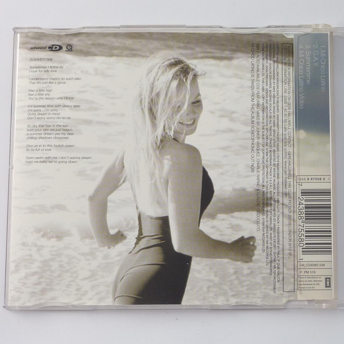 Geri Halliwell Mi Chico Latino CD Single Enhanced CD1