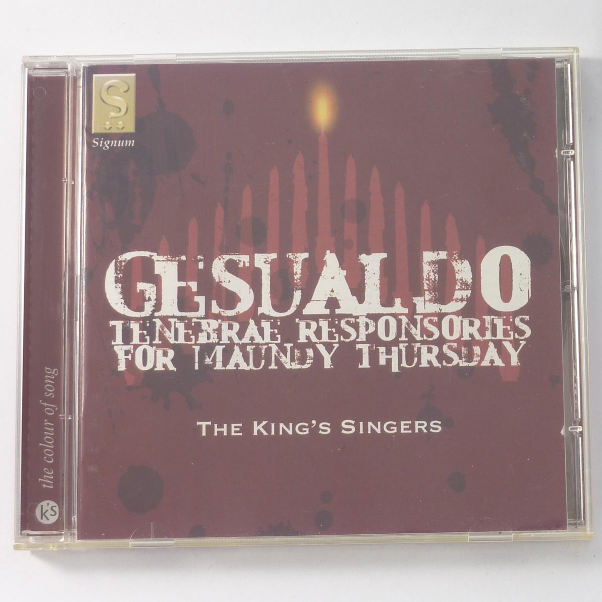 Gesualdo, The King's Singers Tenebrae Responsories For Maundy Thursday CD Album