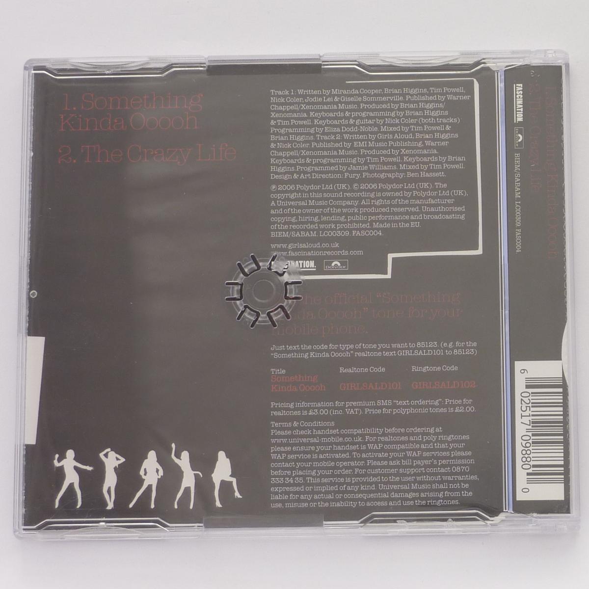 Girls Aloud Something Kinda Ooooh CD Single