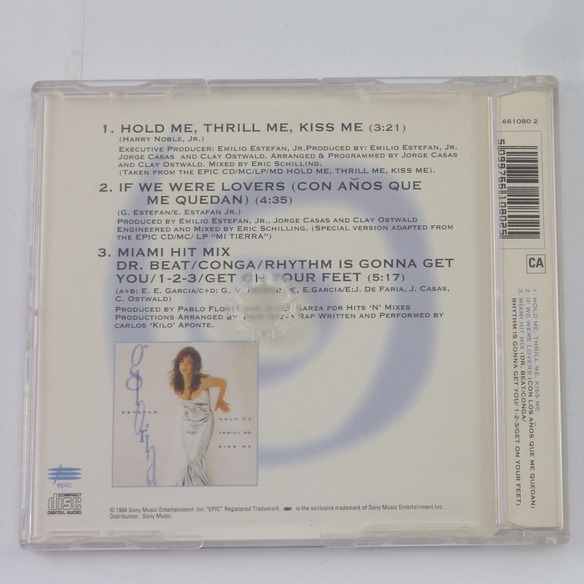 Gloria Estefan Hold Me, Thrill Me, Kiss Me CD Single