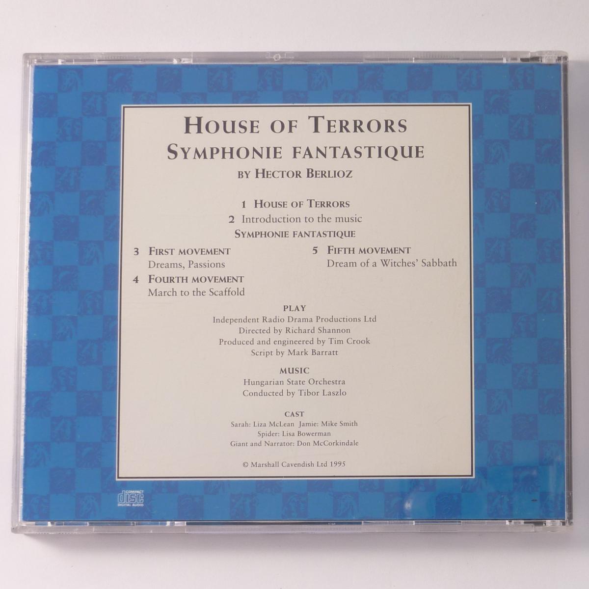 Hector Berlioz House Of Terrors (With Music From Symphonie Fantastique By Hector Berlioz) CD Album