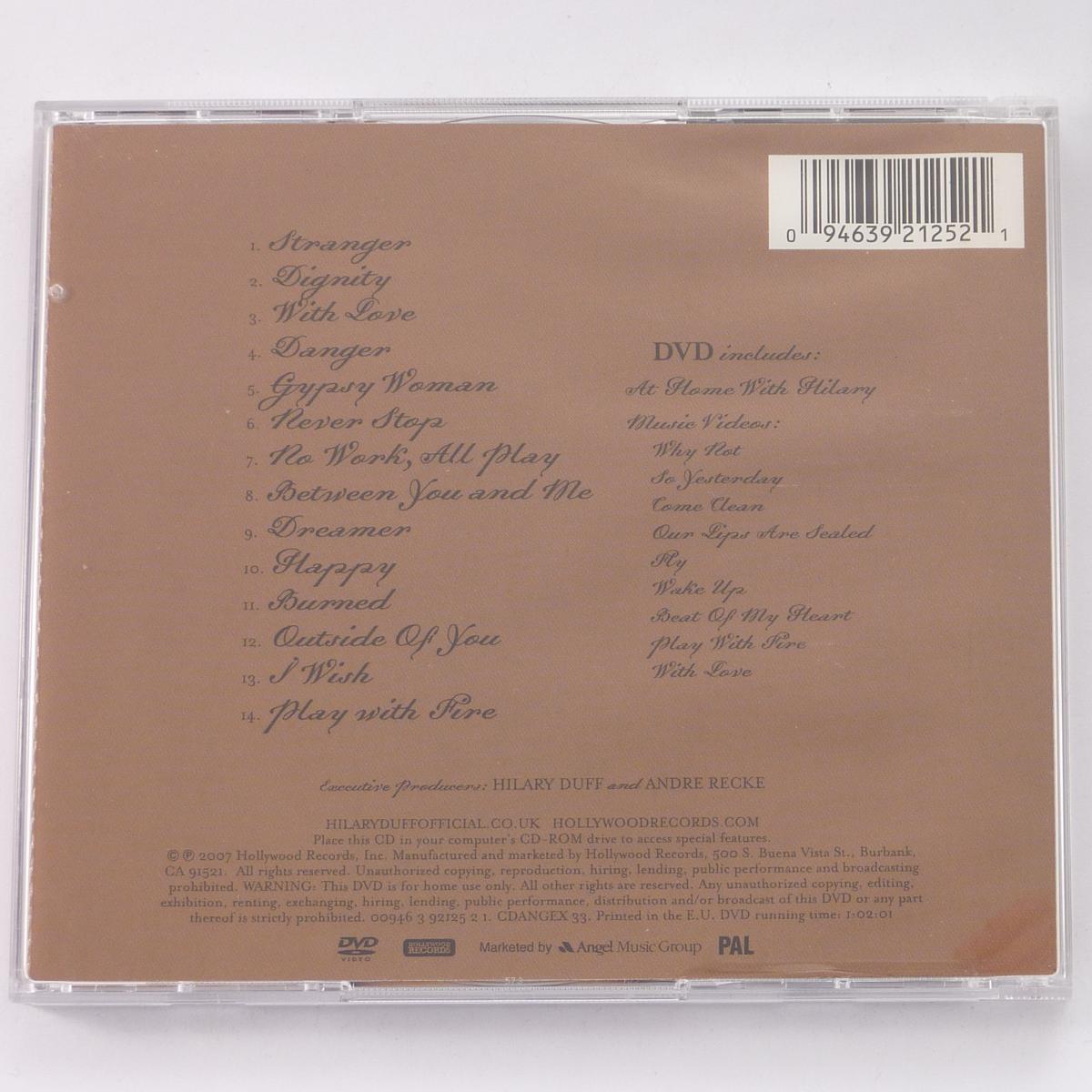 Hilary Duff Dignity CD Deluxe Edition Special Edition DVD DVD-Video PAL