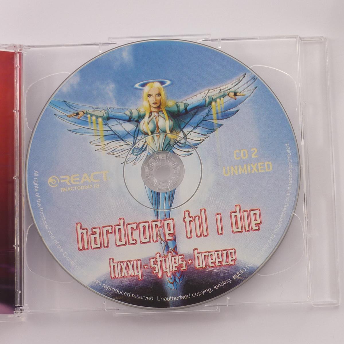 Hixxy, Styles, Breeze Hardcore Til I Die CD Mixed CD Compilation