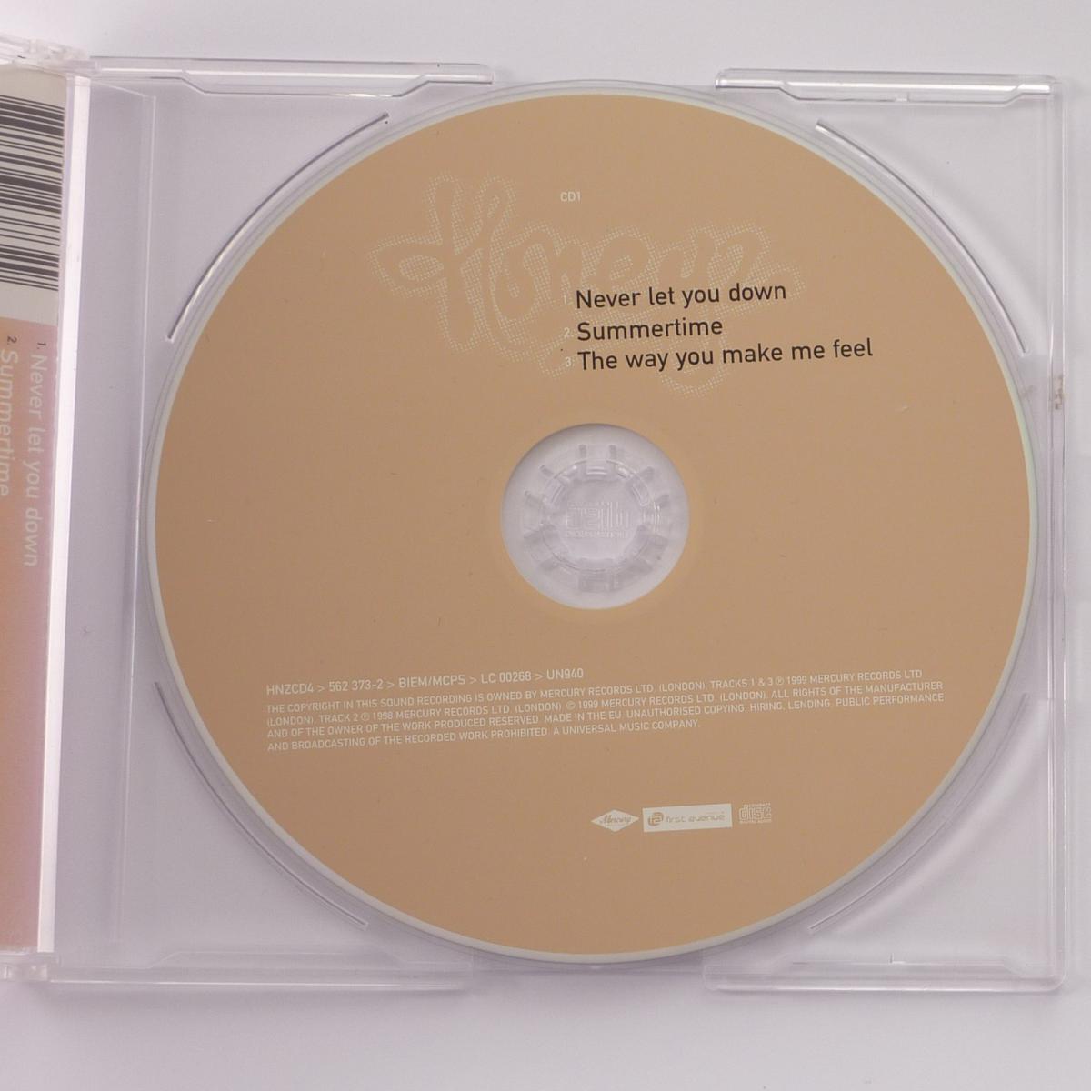 Honeyz Never Let You Down CD Single CD1