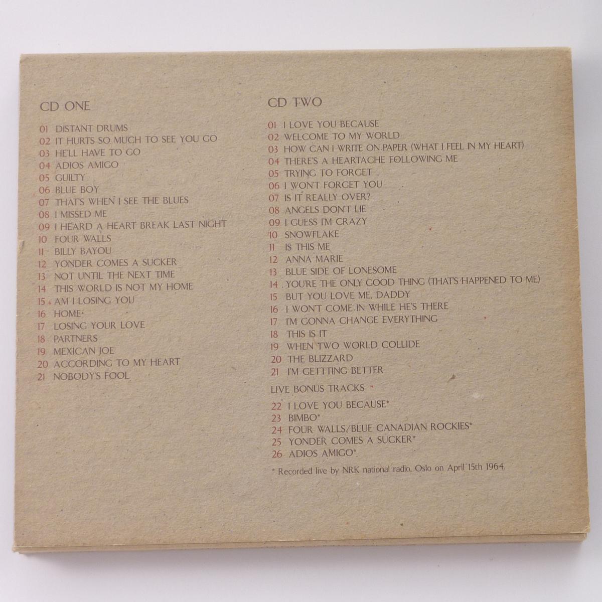 Jim Reeves Gentleman Jim - The Definitive Jim Reeves Collection 2 × CD Album Compilation