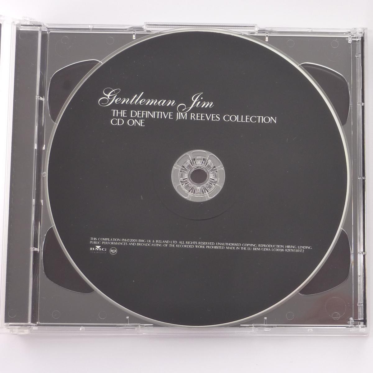 Jim Reeves Gentleman Jim - The Definitive Jim Reeves Collection 2 × CD Album Compilation