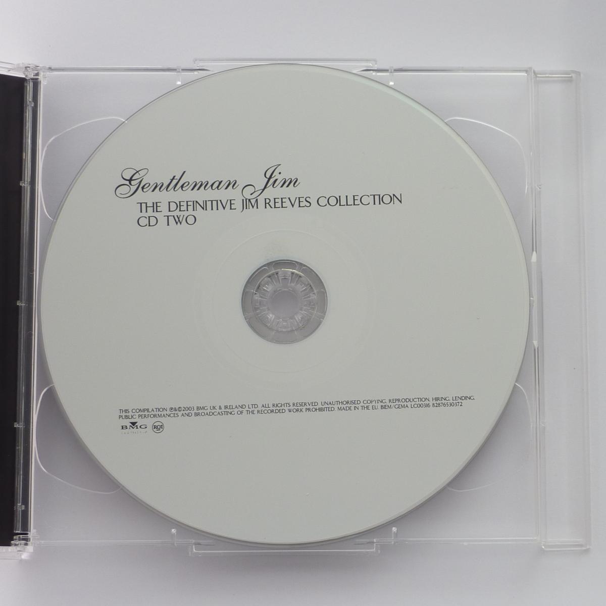 Jim Reeves Gentleman Jim - The Definitive Jim Reeves Collection 2 × CD Album Compilation