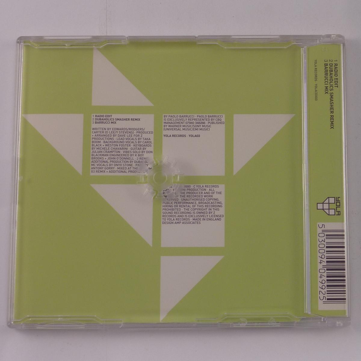 Joey Negro Featuring Taka Boom Saturday CD Single