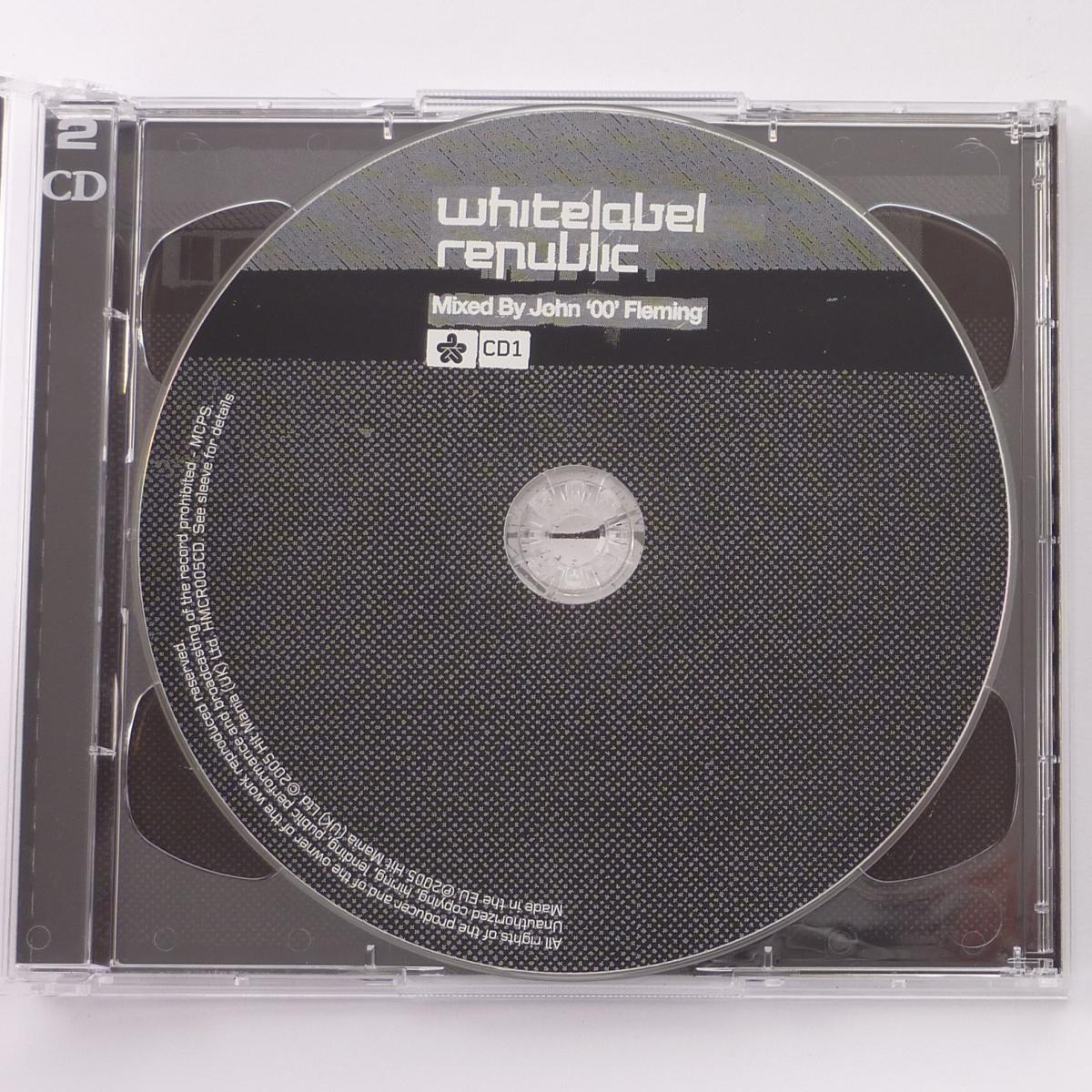 John '00' Fleming Whitelabel Republic 2 × CD Mixed Compilation