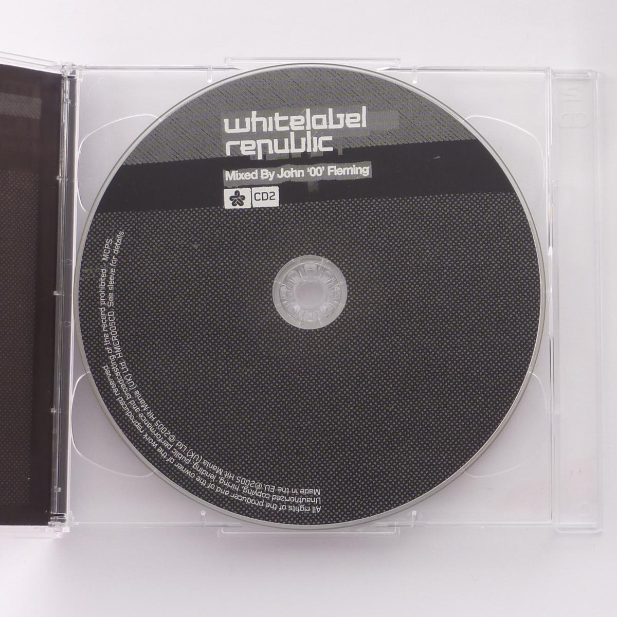 John '00' Fleming Whitelabel Republic 2 × CD Mixed Compilation