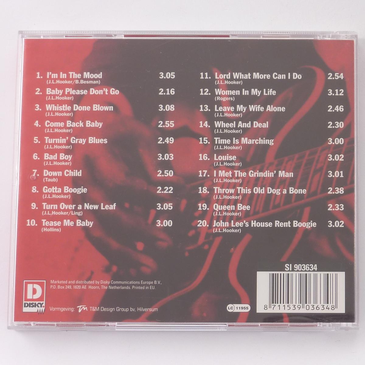 John Lee Hooker Blues CD Compilation