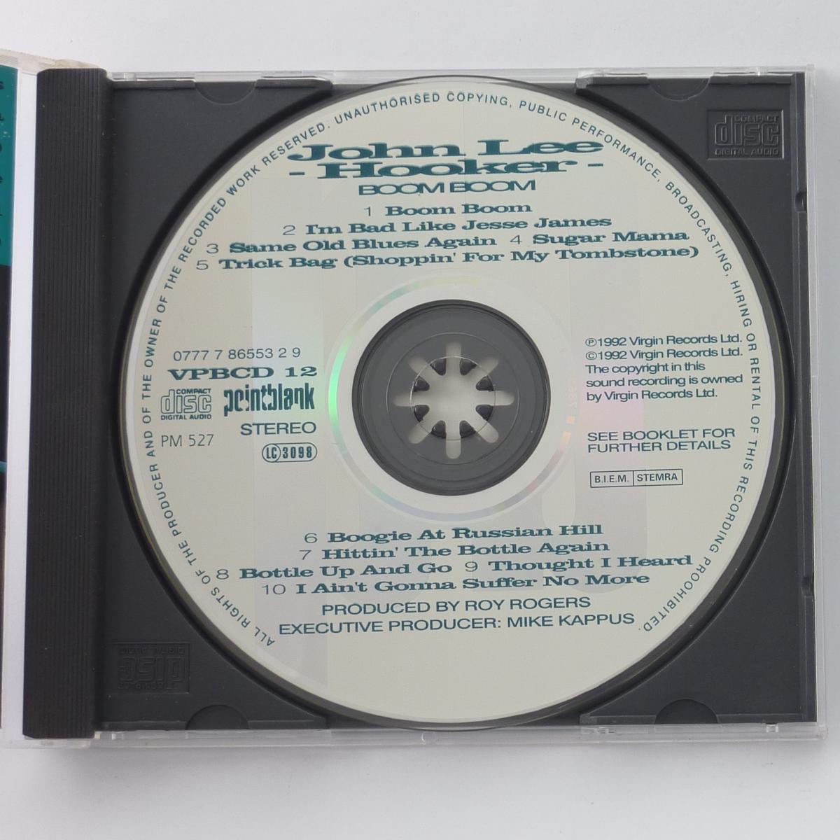 John Lee Hooker Boom Boom CD Album Stereo