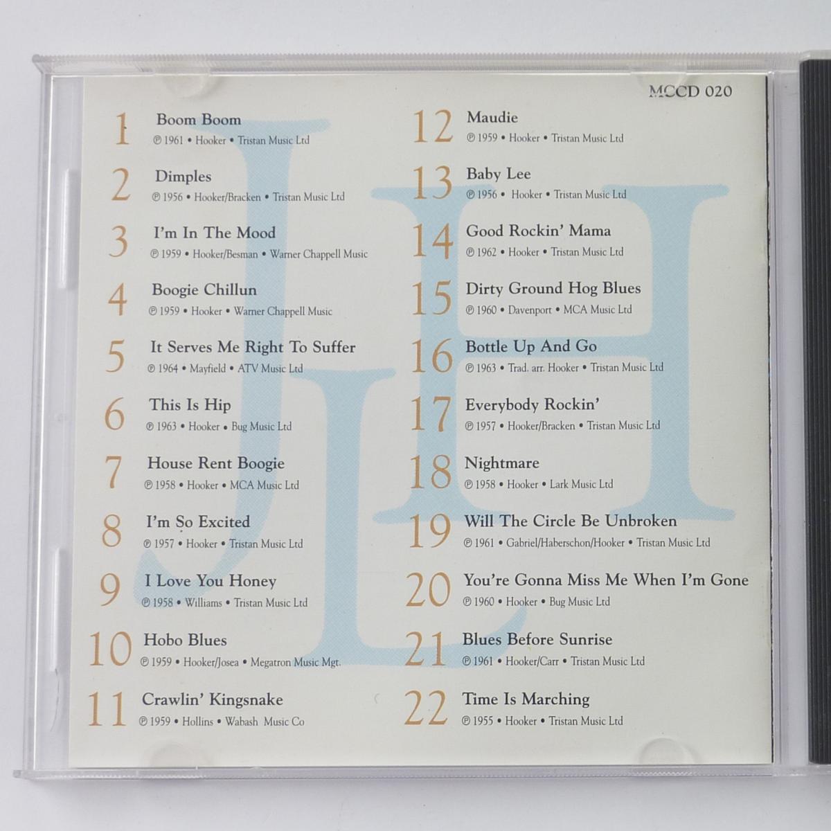 John Lee Hooker The Best Of John Lee Hooker CD Compilation Reissue