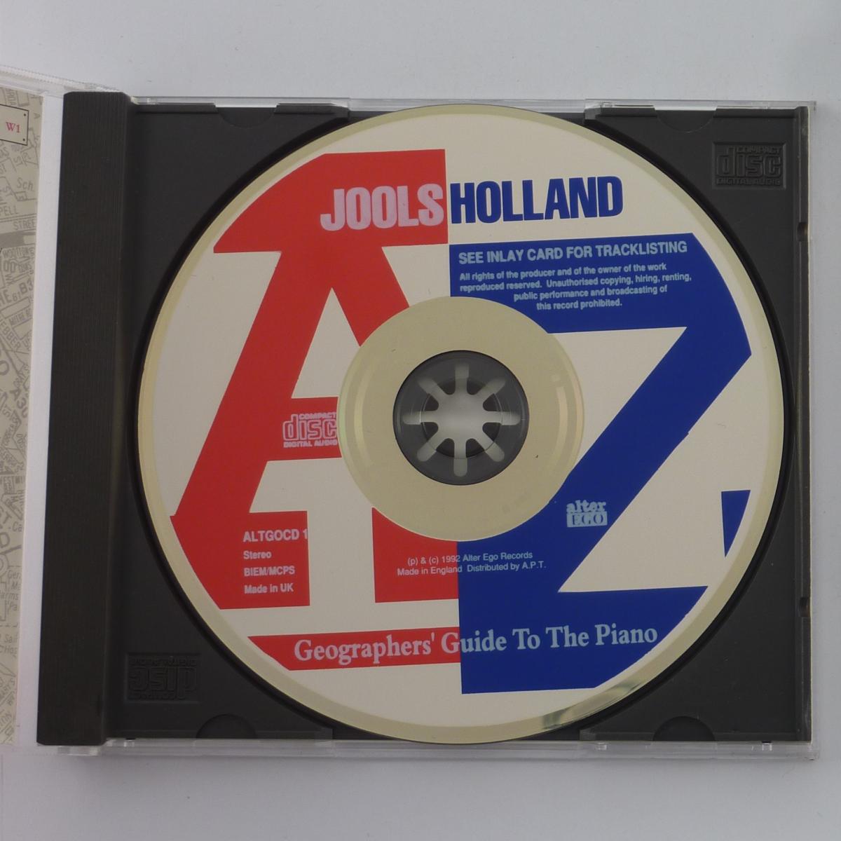 Jools Holland The A-Z Geographers' Guide To The Piano CD Album Stereo