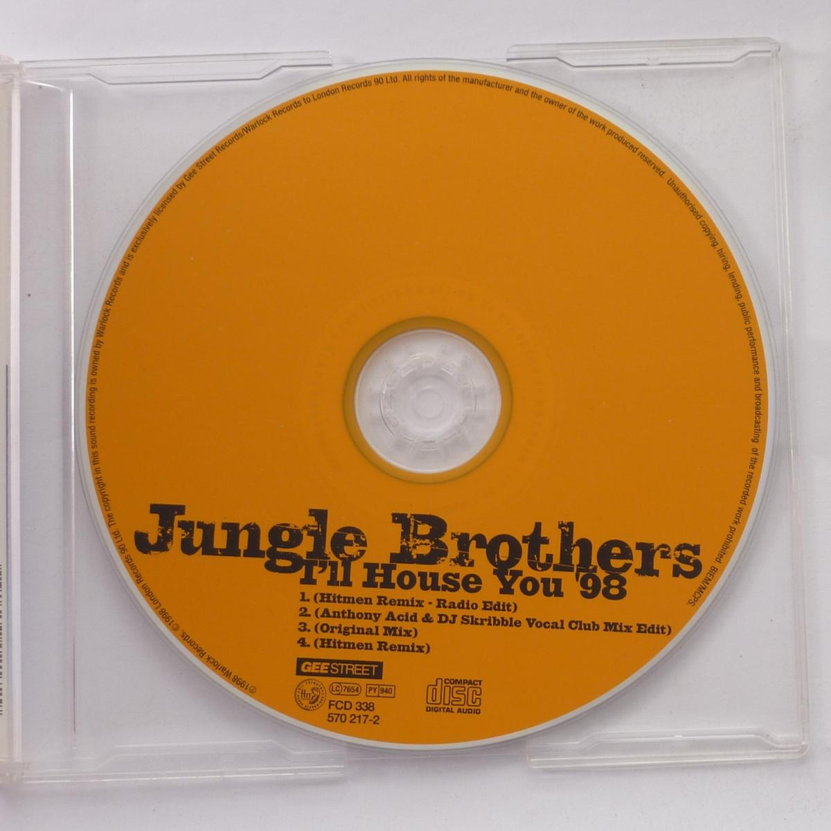 Jungle Brothers I'll House You '98 CD Single