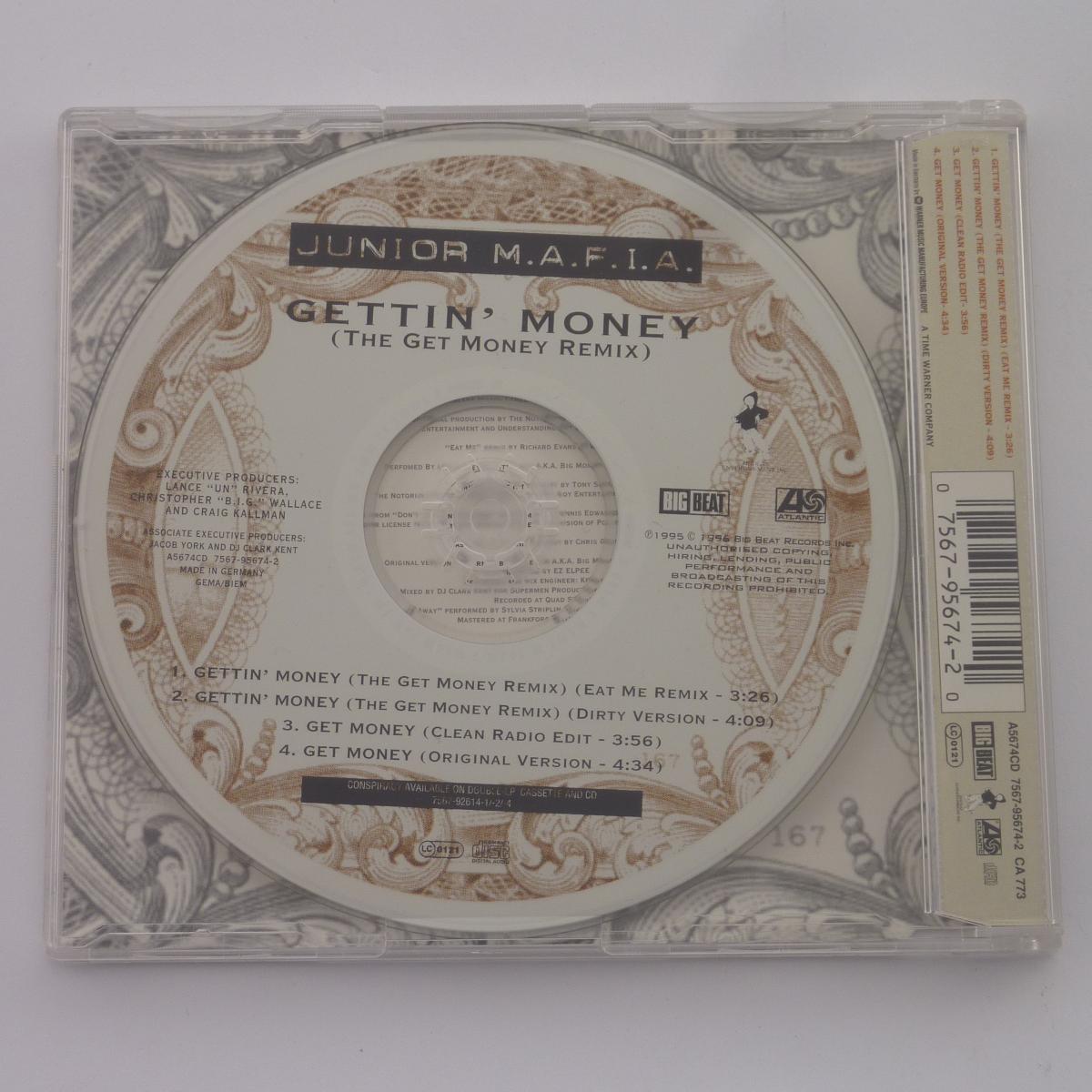 Junior M.A.F.I.A. Gettin' Money (The Get Money Remix) CD Single