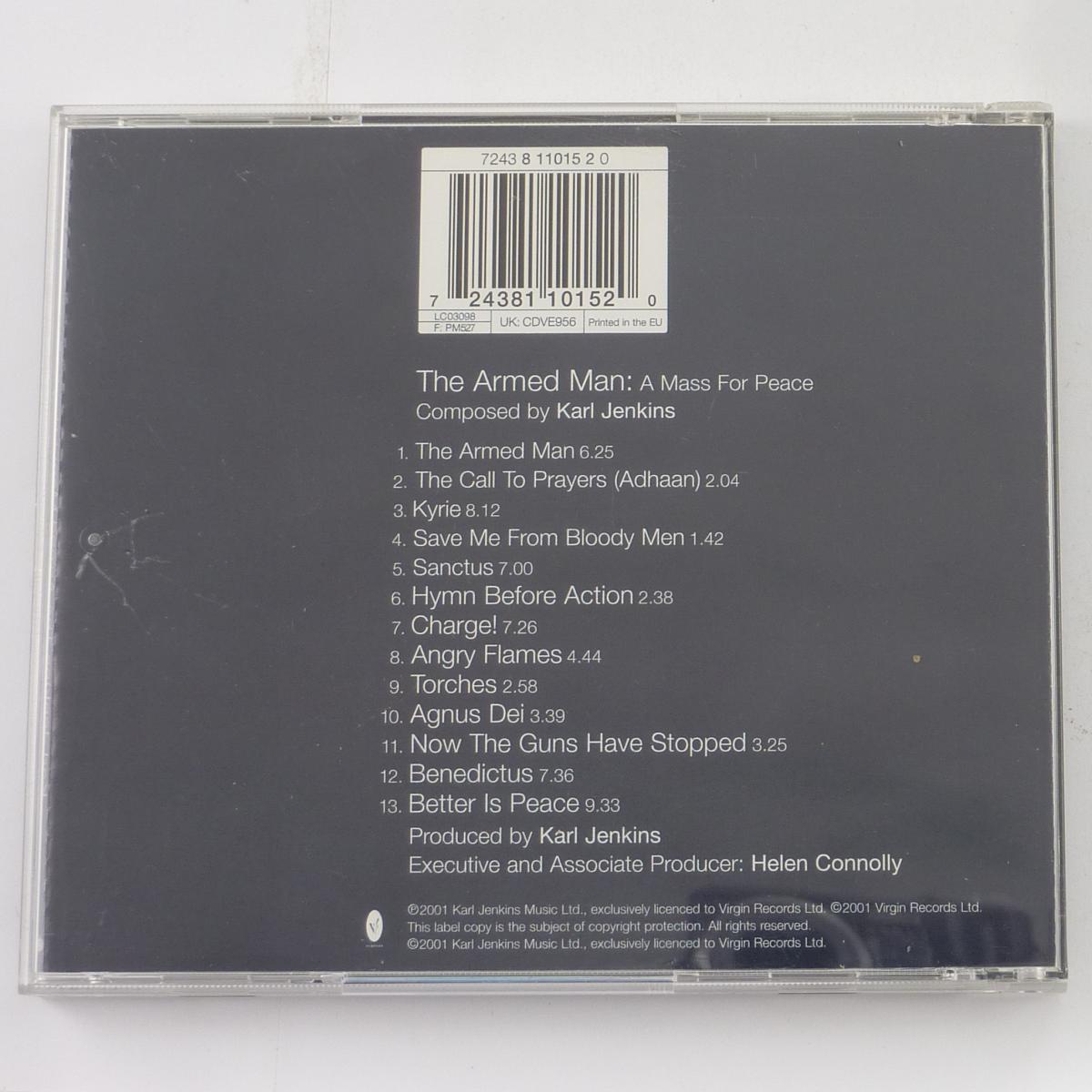 Karl Jenkins The Armed Man: A Mass For Peace CD Album Reissue Stereo