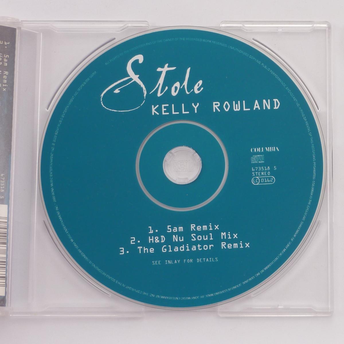 Kelly Rowland Stole (The Club Remixes) CD Single Stereo
