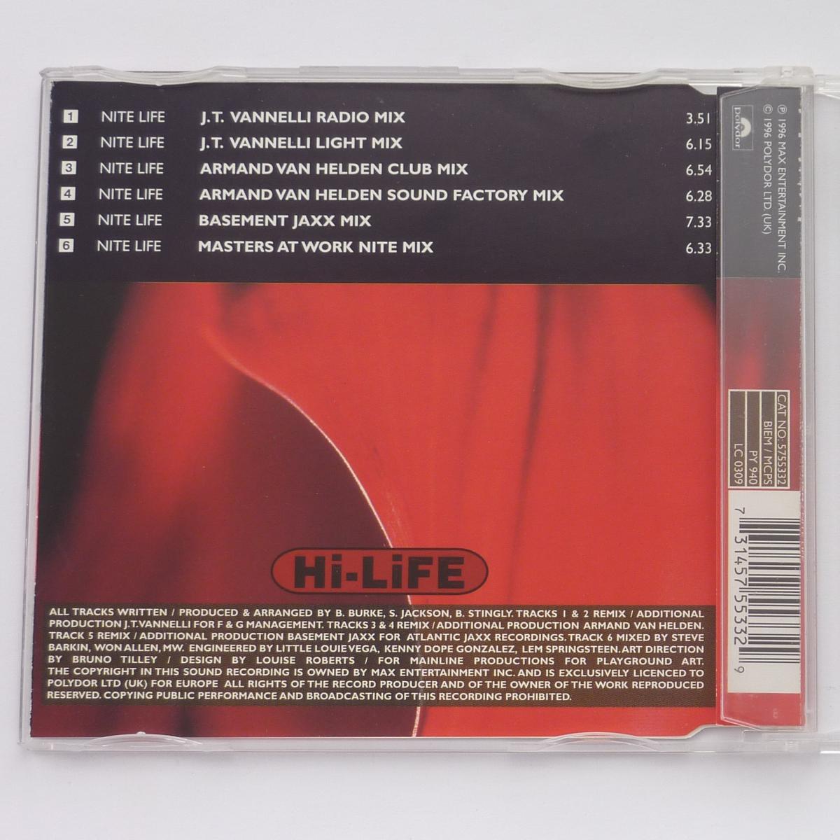 Kim English Nite Life CD Single