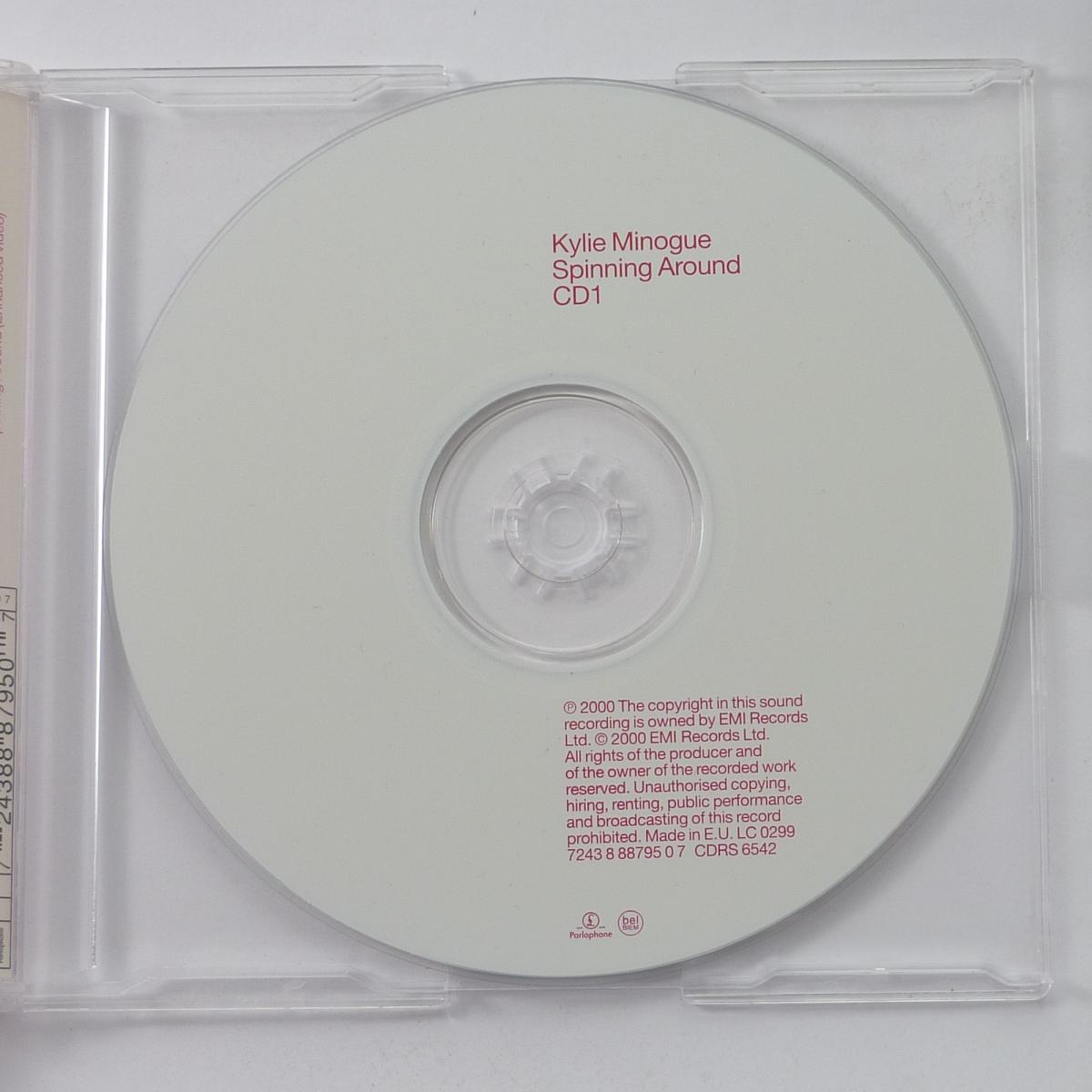 Kylie Minogue Spinning Around CD Single Enhanced CD1