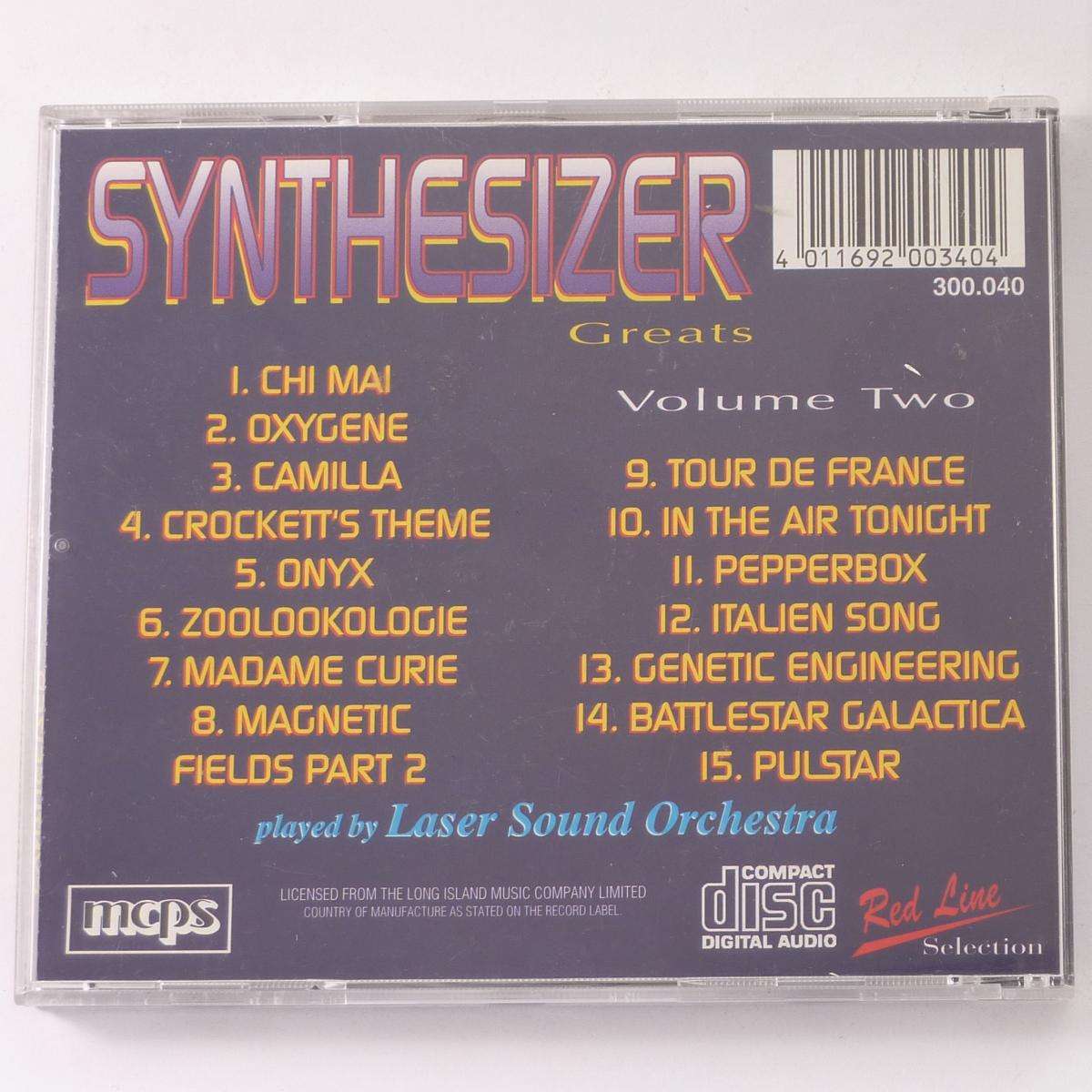 Laser Sound Orchestra Synthesizer Greats Volume Two CD Album