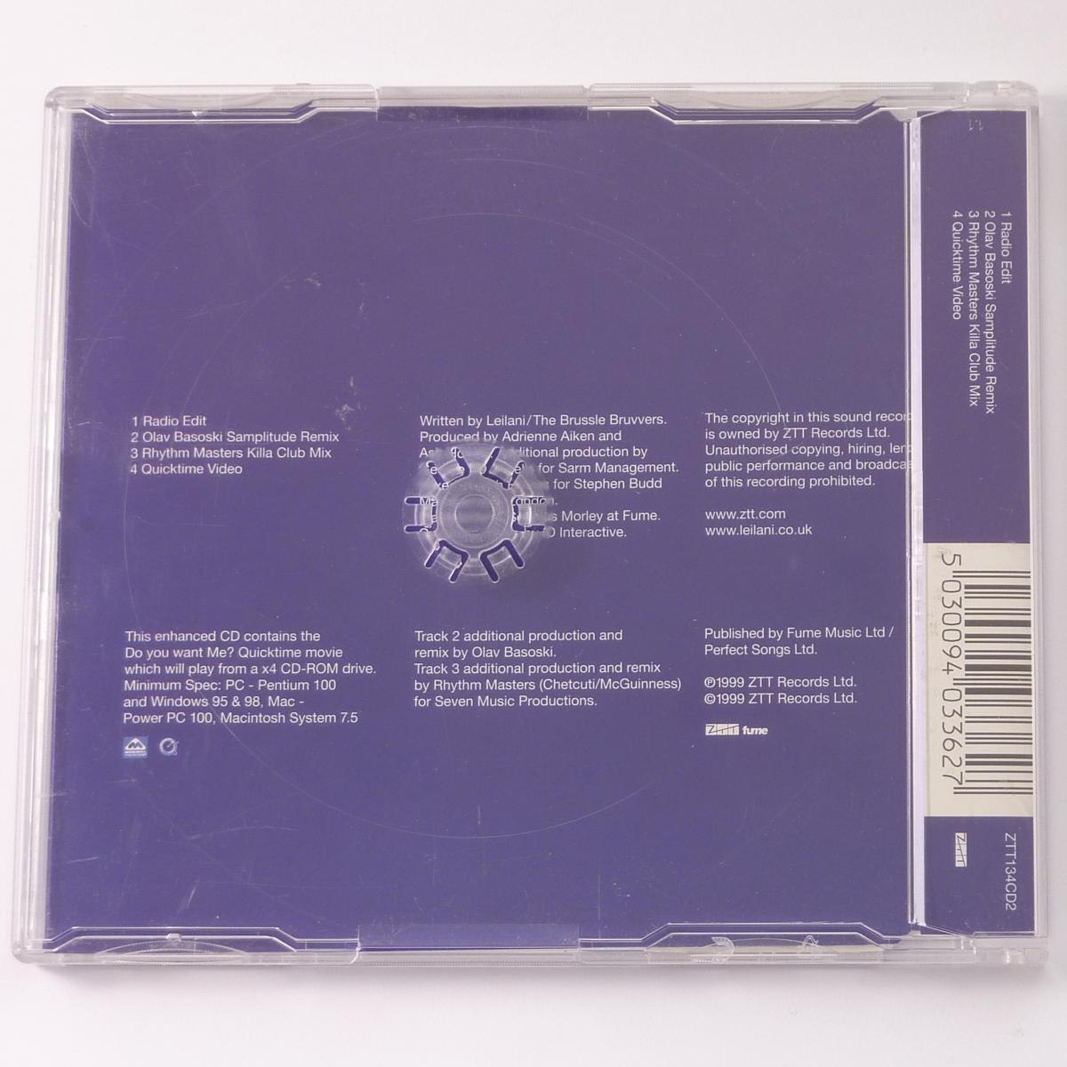 Leilani Do You Want Me? CD Single Enhanced