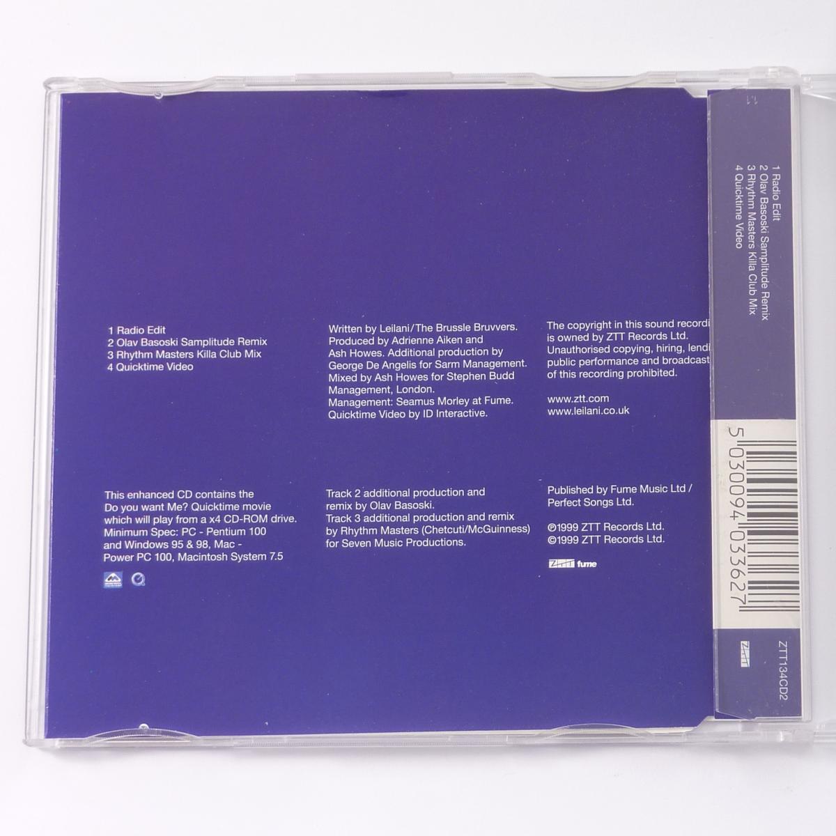 Leilani Do You Want Me? CD Single Enhanced