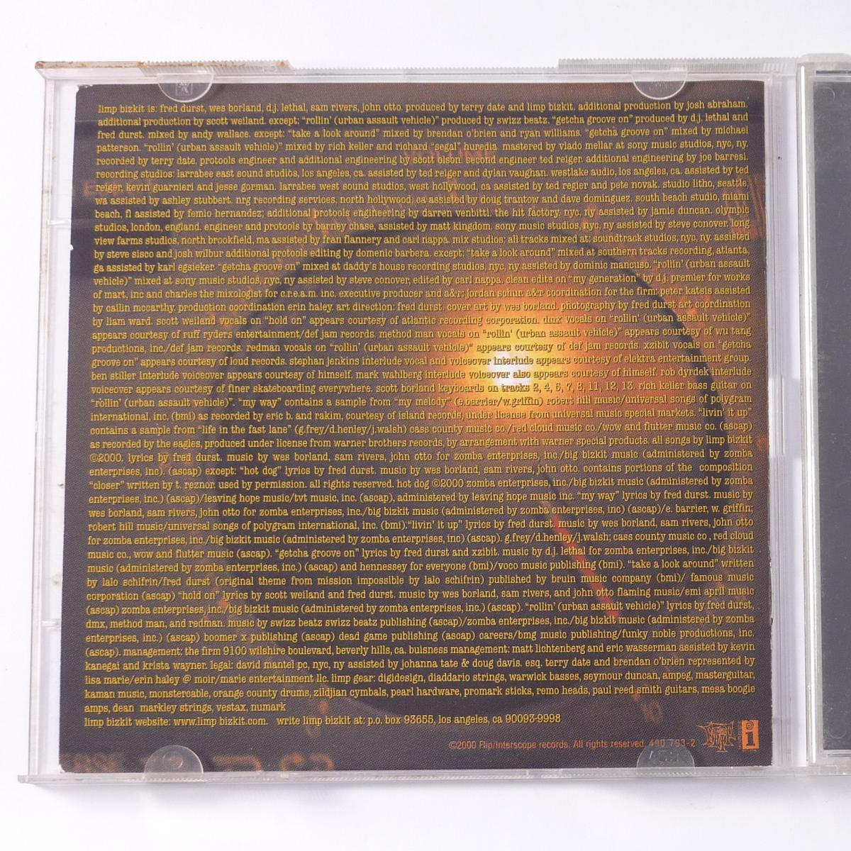 Limp Bizkit Chocolate Starfish And The Hot Dog Flavored Water CD Album CD CD-ROM Enhanced All Media Special Edition