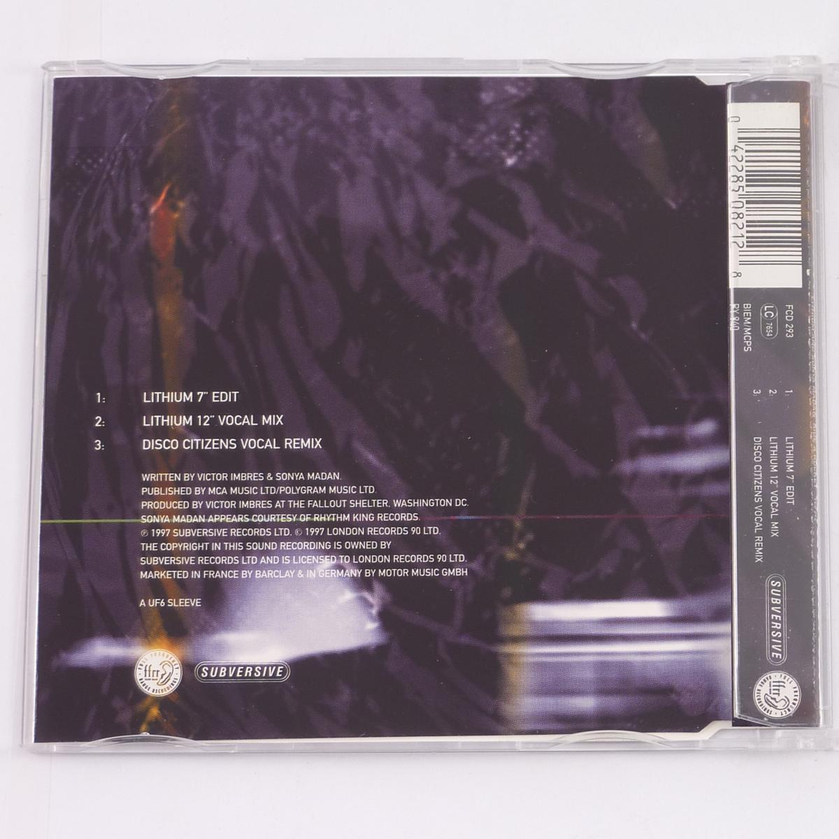 Lithium And Sonya Madan Ride A Rocket CD Single