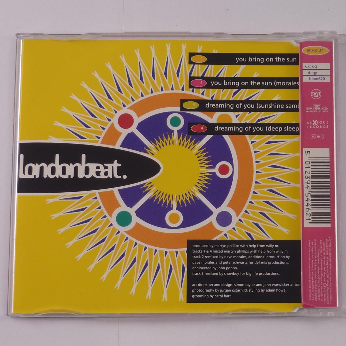 Londonbeat You Bring On The Sun CD Single