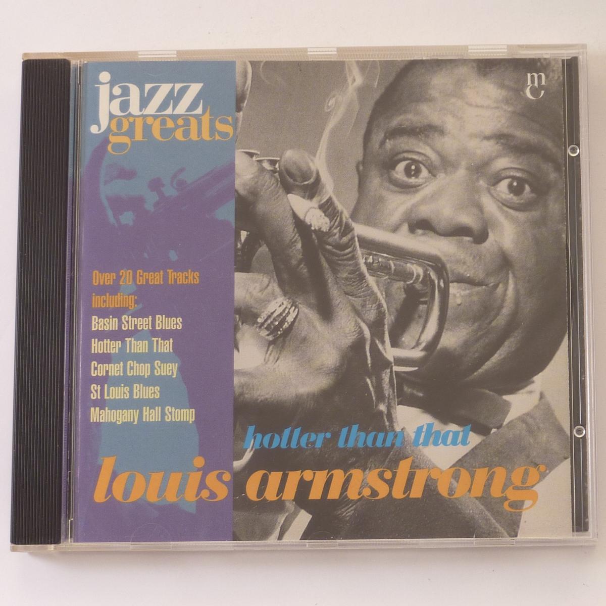 Louis Armstrong Hotter Than That CD Compilation Mono